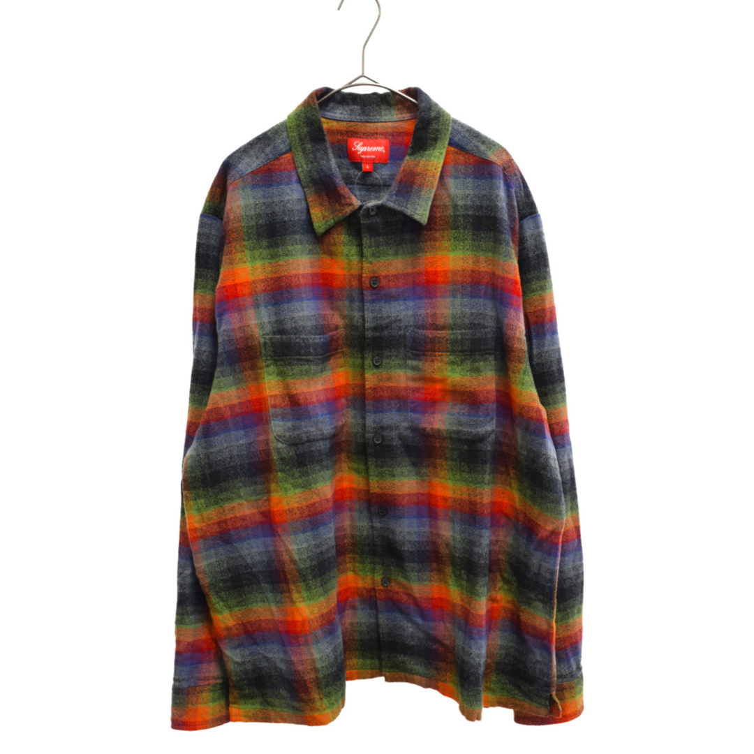 SUPREME シュプリーム 21SS Plaid Flannel Shirt フランネルチェック長袖シャツ マルチカラー