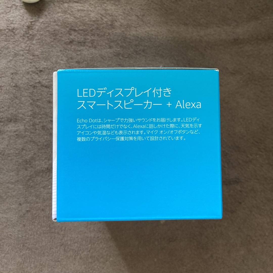 Echo Dot with clock (エコードットウィズクロック第5世代  スマホ/家電/カメラのオーディオ機器(スピーカー)の商品写真