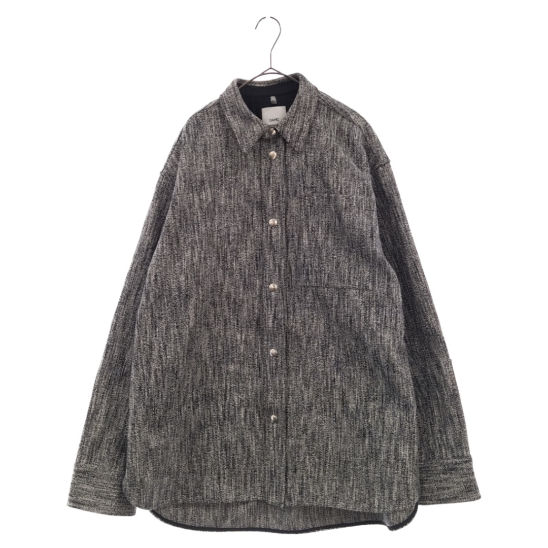 OAMC オーエーエムシー Lab Shirt ラボ 長袖シャツジャケット グレー OAMS600102