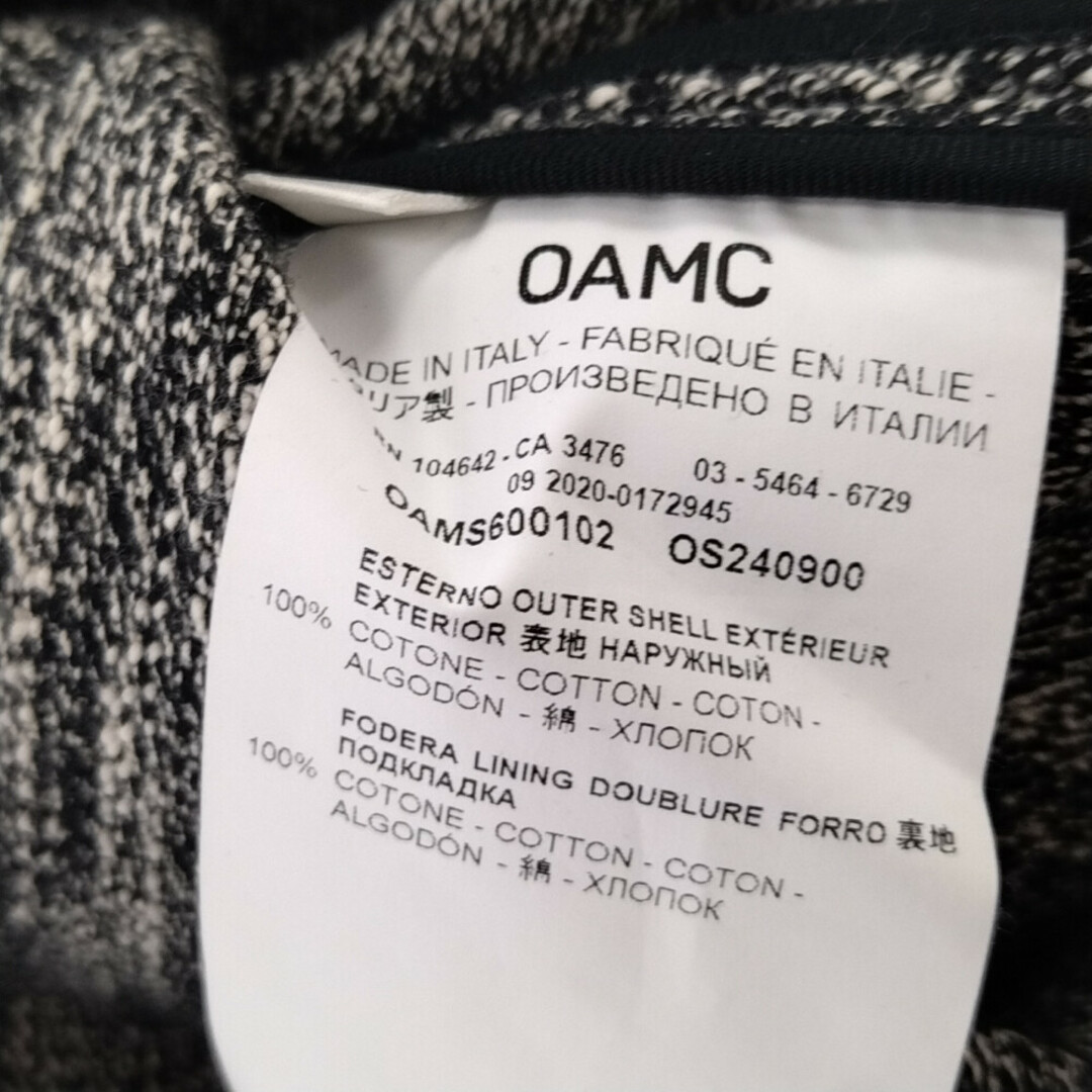 OAMC オーエーエムシー Lab Shirt ラボ 長袖シャツジャケット グレー