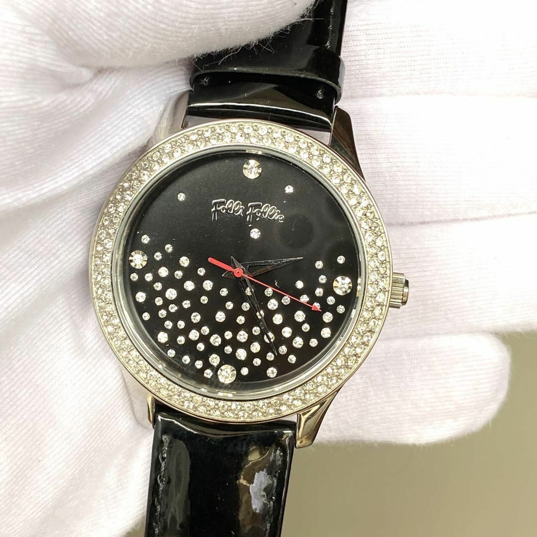 正規品】【Folli Follie】腕時計 OZ SWAROVSKI エナメル-