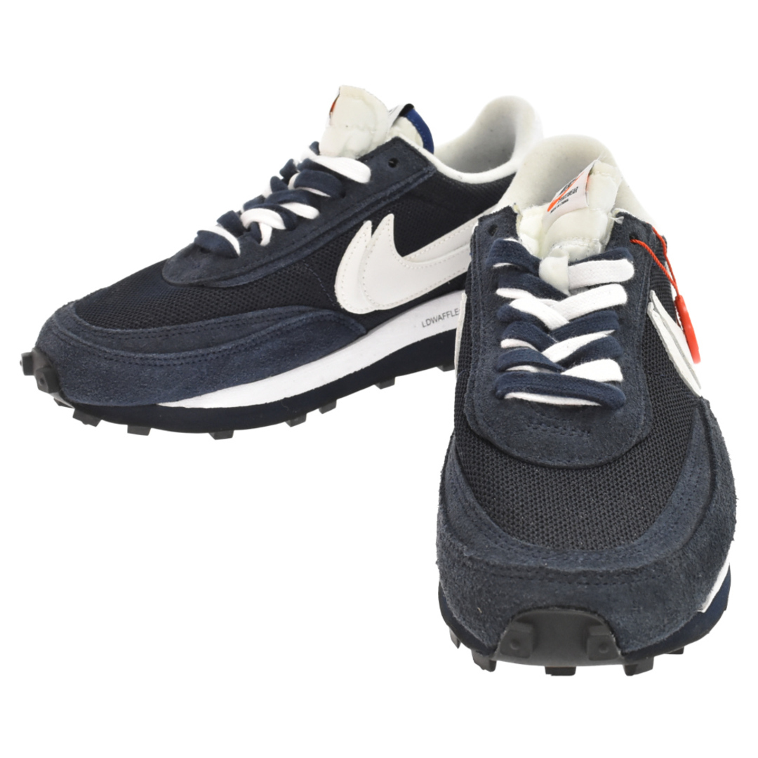 NIKE ナイキ ×Fragment×sacai LD Waffle Blackended Blue フラグメント サカイ ワッフル ローカットスニーカー ネイビー US8/26cm DH2684-400 2