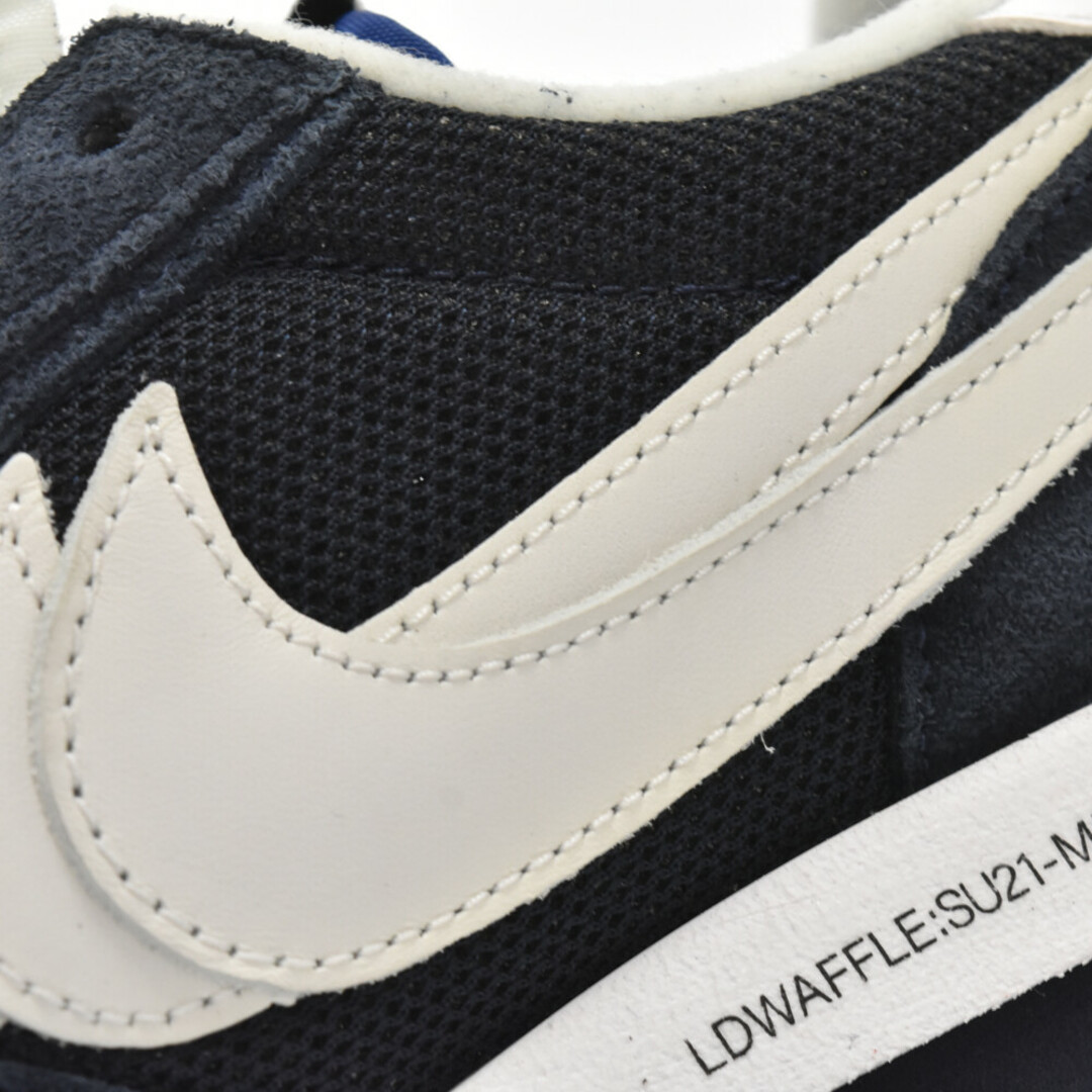 NIKE ナイキ ×Fragment×sacai LD Waffle Blackended Blue フラグメント サカイ ワッフル ローカットスニーカー ネイビー US8/26cm DH2684-400 5