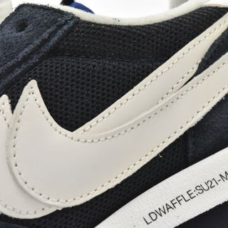 NIKE ナイキ ×Fragment×sacai LD Waffle Blackended Blue フラグメント サカイ ワッフル ローカットスニーカー ネイビー US8/26cm DH2684-400