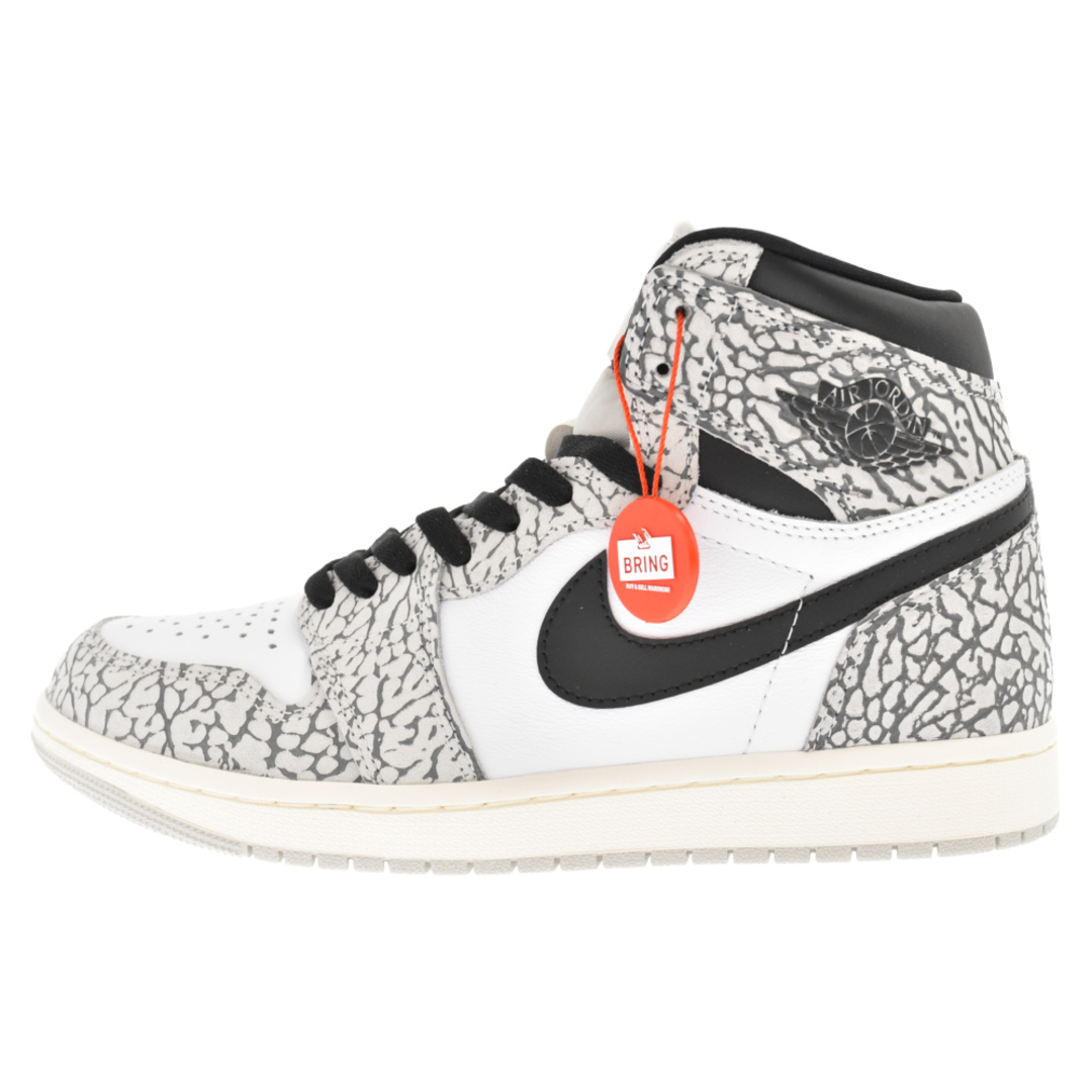 NIKE ナイキ AIR JORDAN 1 RETRO HIGH OG WHITE CEMENT 2023 DZ5485-052 エアジョーダン レトロ ハイ ホワイト セメント スニーカー グレー/ホワイト US9/27.0cm