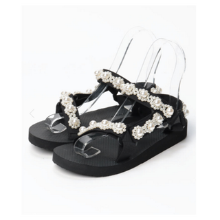 ユナイテッドアローズ(UNITED ARROWS)の【7/25迄限定値下げ】アリゾナラブ　 PEARL SANDAL　パールサンダ(サンダル)