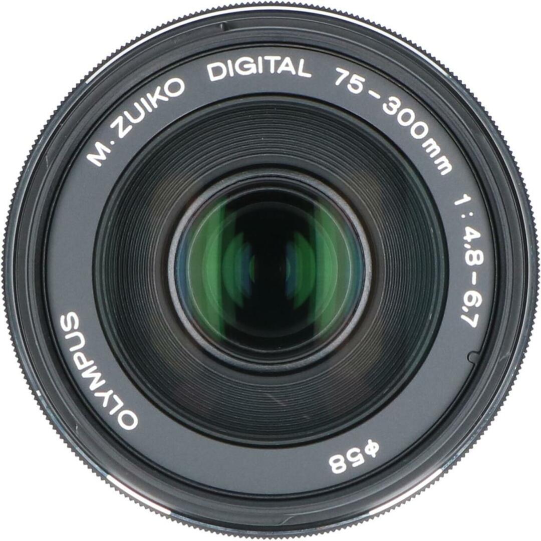 OLYMPUS(オリンパス)のＯＬＹＭＰＵＳ　ＭＺＤ　ＥＤ７５－３００ｍｍ　Ｆ４．８－６．７ＩＩ スマホ/家電/カメラのカメラ(レンズ(ズーム))の商品写真