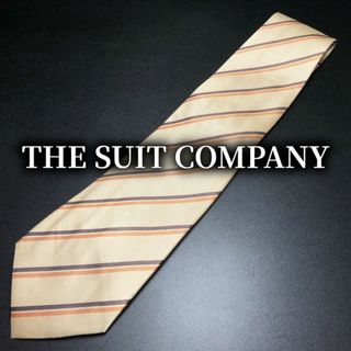 スーツカンパニー(THE SUIT COMPANY)のスーツカンパニー レジメンタル ライトイエロー ネクタイ B104-F14(ネクタイ)