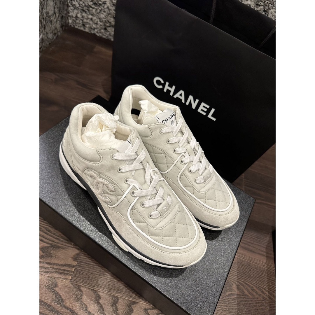 【美品】CHANEL スニーカーメンズ