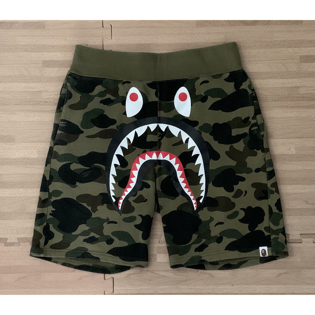 APE BAPE KAWS XO  SHARK PANTS パンツ　CAMO L