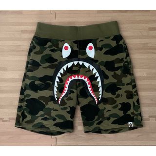 A BATHING APE - ☆激レア☆APE シャーク ハーフパンツ M スウェット