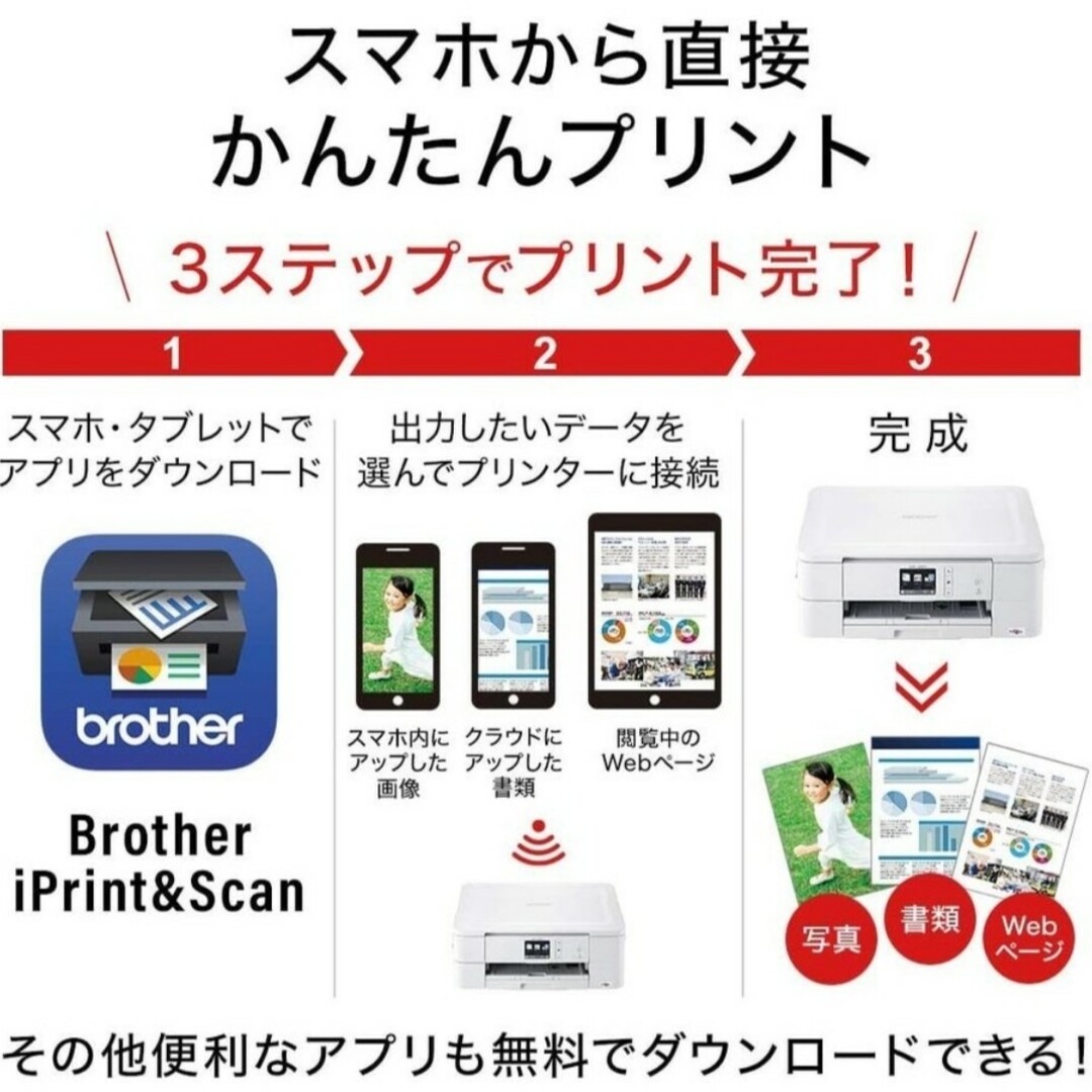 brother brother プリンター レーベル印刷 スマホ操作の通販 by sin｜ブラザーならラクマ