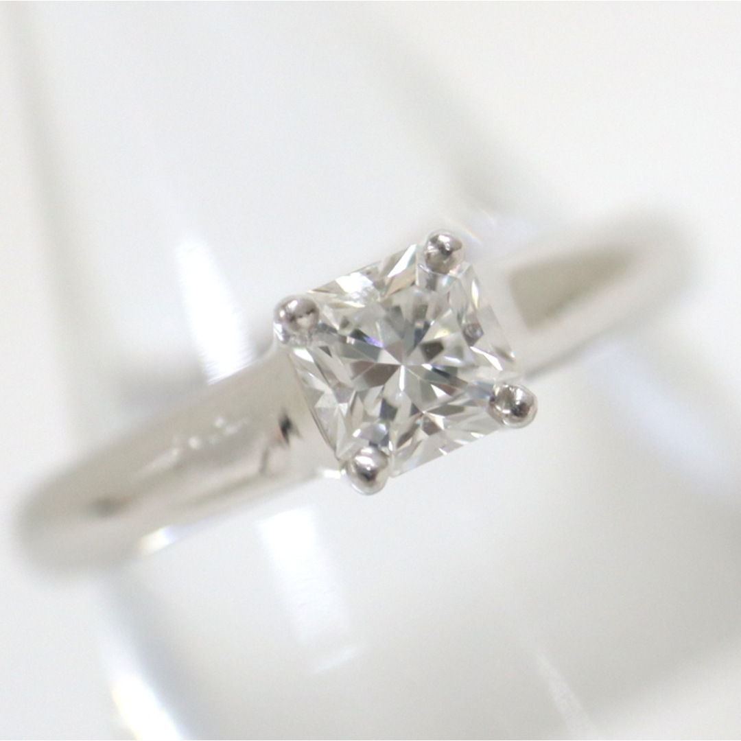 【Tiffany＆Co.】ティファニー ルシダ ダイヤモンド リング Pt950 1PD D:0.49ct 10号/md13220ar