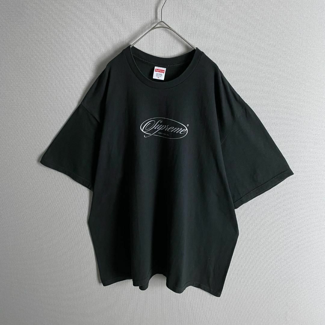 【XLサイズ☆最高デザイン☆センターロゴ】シュプリーム Tシャツ 半袖 定番