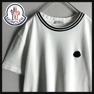 モンクレール(MONCLER)の【大人気☆高級モデル☆ラバーロゴ】モンクレール Tシャツ 半袖 入手困難(Tシャツ/カットソー(半袖/袖なし))