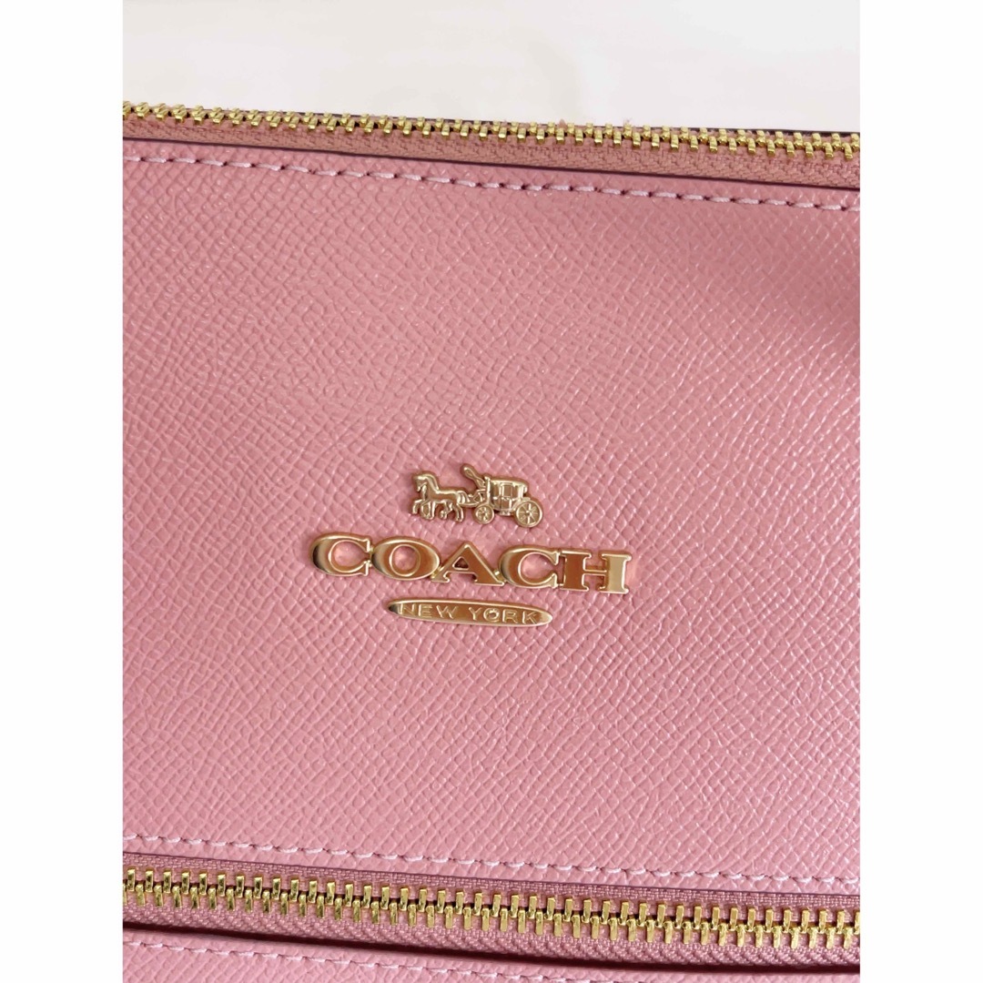 COACH(コーチ)のコーチ　トートバッグ ピンク　A4収納可 ショルダーバッグ レザー バッグ　革 メンズのバッグ(トートバッグ)の商品写真