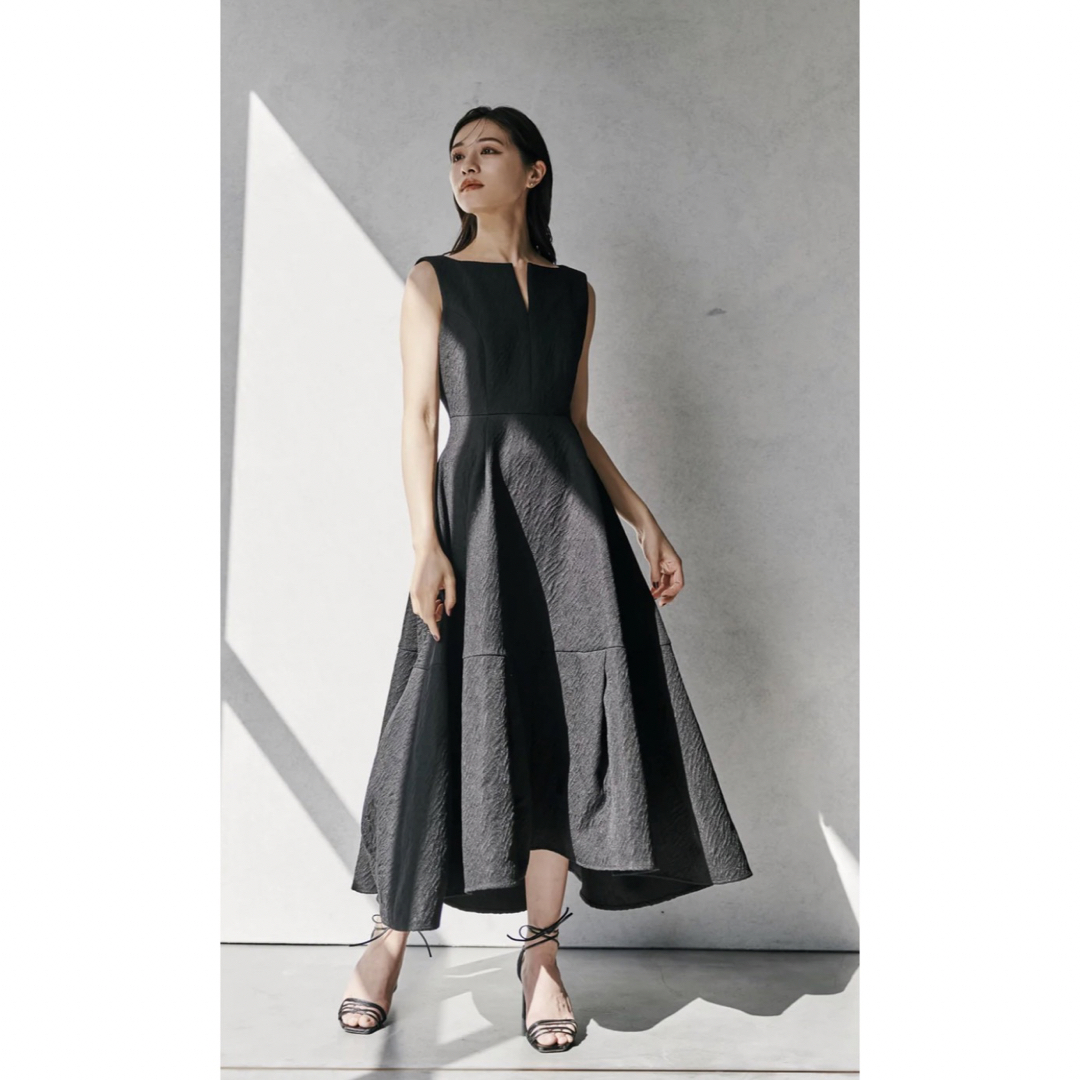 未使用 Keyneck Jacquard Dress laubeblanc 未使用 Keyneck Jacquard Dress laubeblanc