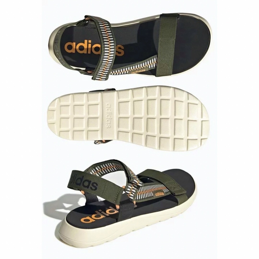 adidas(アディダス)の【adidas／アディダス】サンダル OLIVE ORANGE CARBON  メンズの靴/シューズ(サンダル)の商品写真