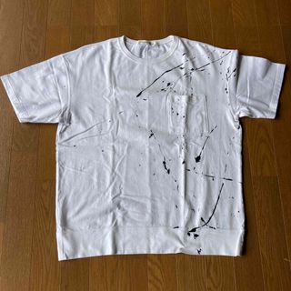 サルートヘルム（SALUTE HELM）半袖 ペイントTシャツ　綿100%(Tシャツ/カットソー(半袖/袖なし))