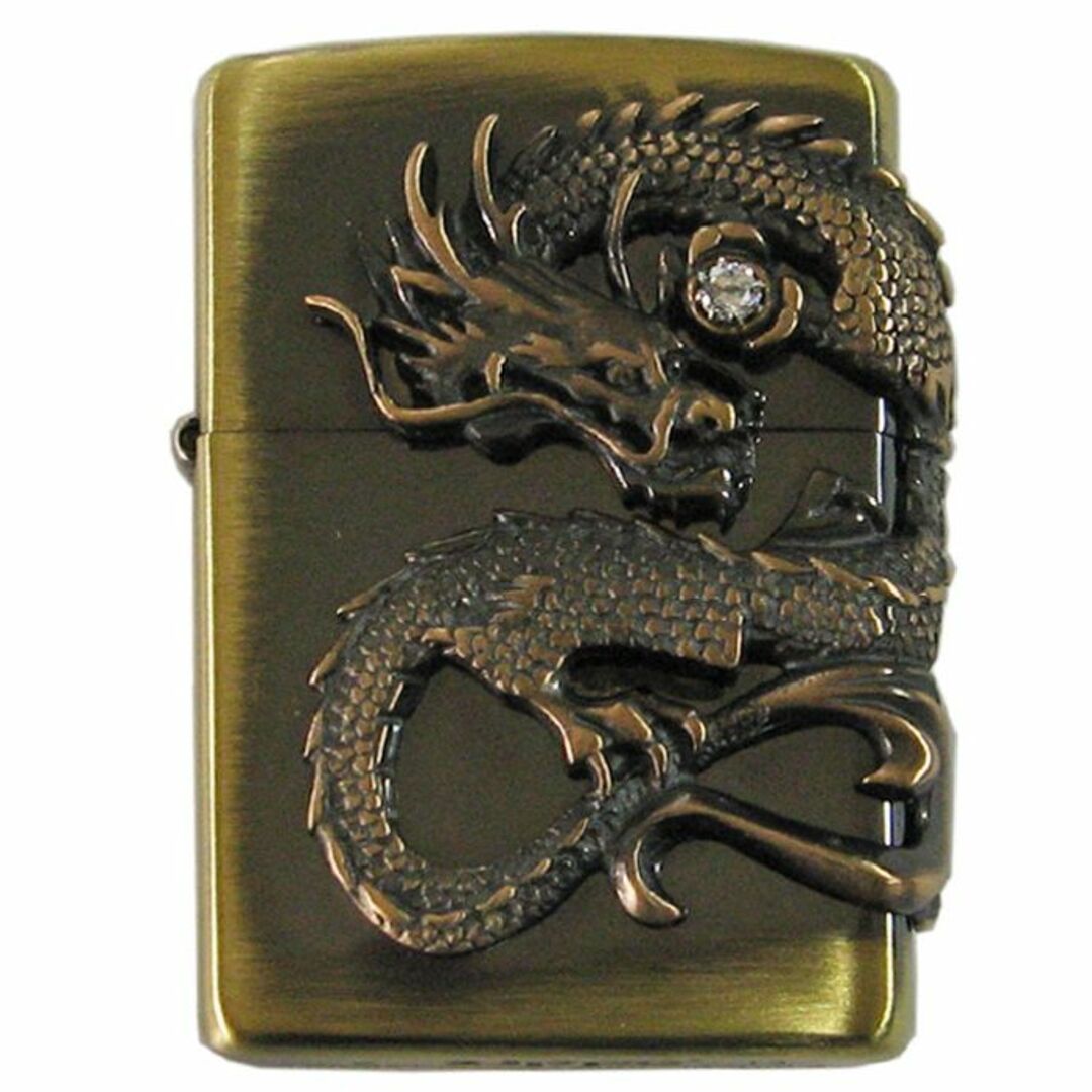 ZIPPO 龍メタル アンティークブラス