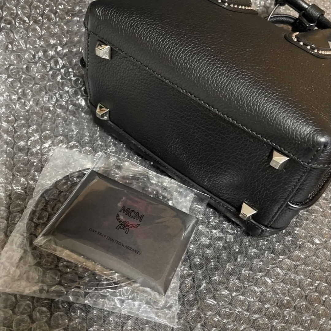 MCM レア　スタッズ　ミラ　2way ショルダー　バッグ　美品 8