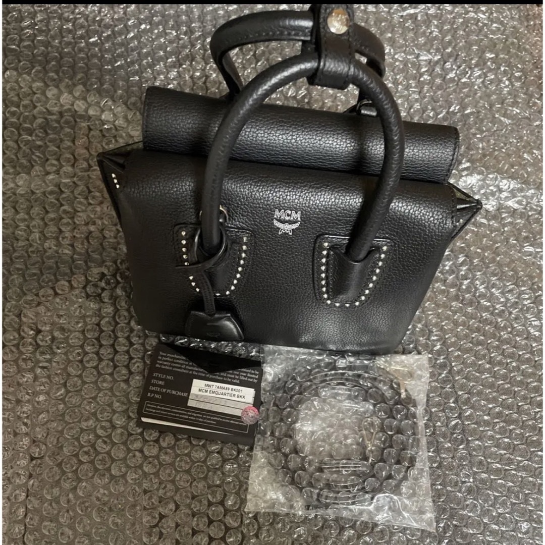 MCM レア　スタッズ　ミラ　2way ショルダー　バッグ　美品 7