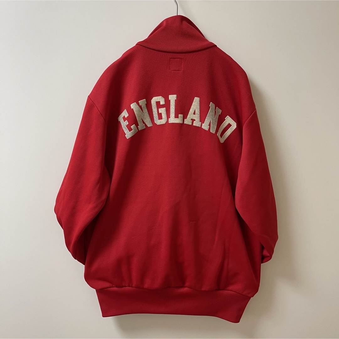 90s】adidasトラックジャケットサッカー古着ビンテージ刺繍イングランドW杯