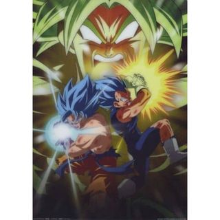 映画 ドラゴンボール超 ブロリー ビジュアルアートポスター(プラ製