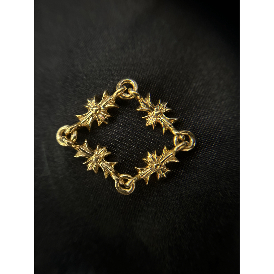 Chrome Hearts(クロムハーツ)のCHROME HEARTS クロムハーツ 22k タイニーE CHプラス リング メンズのアクセサリー(リング(指輪))の商品写真