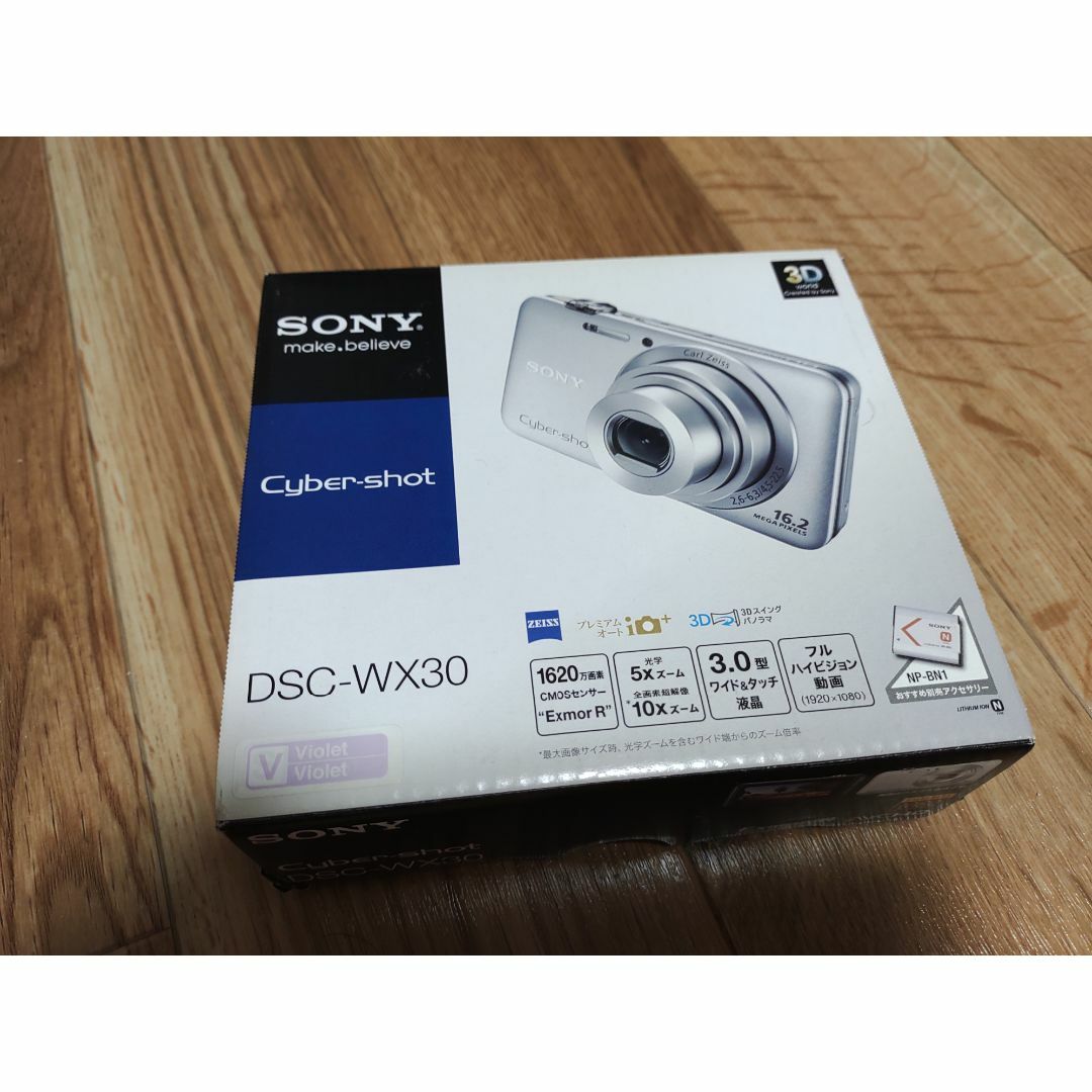 爆売りセール開催中！】 SONY Cyber-shot 【バイオレット】 DSC-WX30