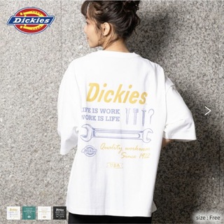 ディッキーズ(Dickies)のdickies レディース　Tシャツ(Tシャツ(半袖/袖なし))
