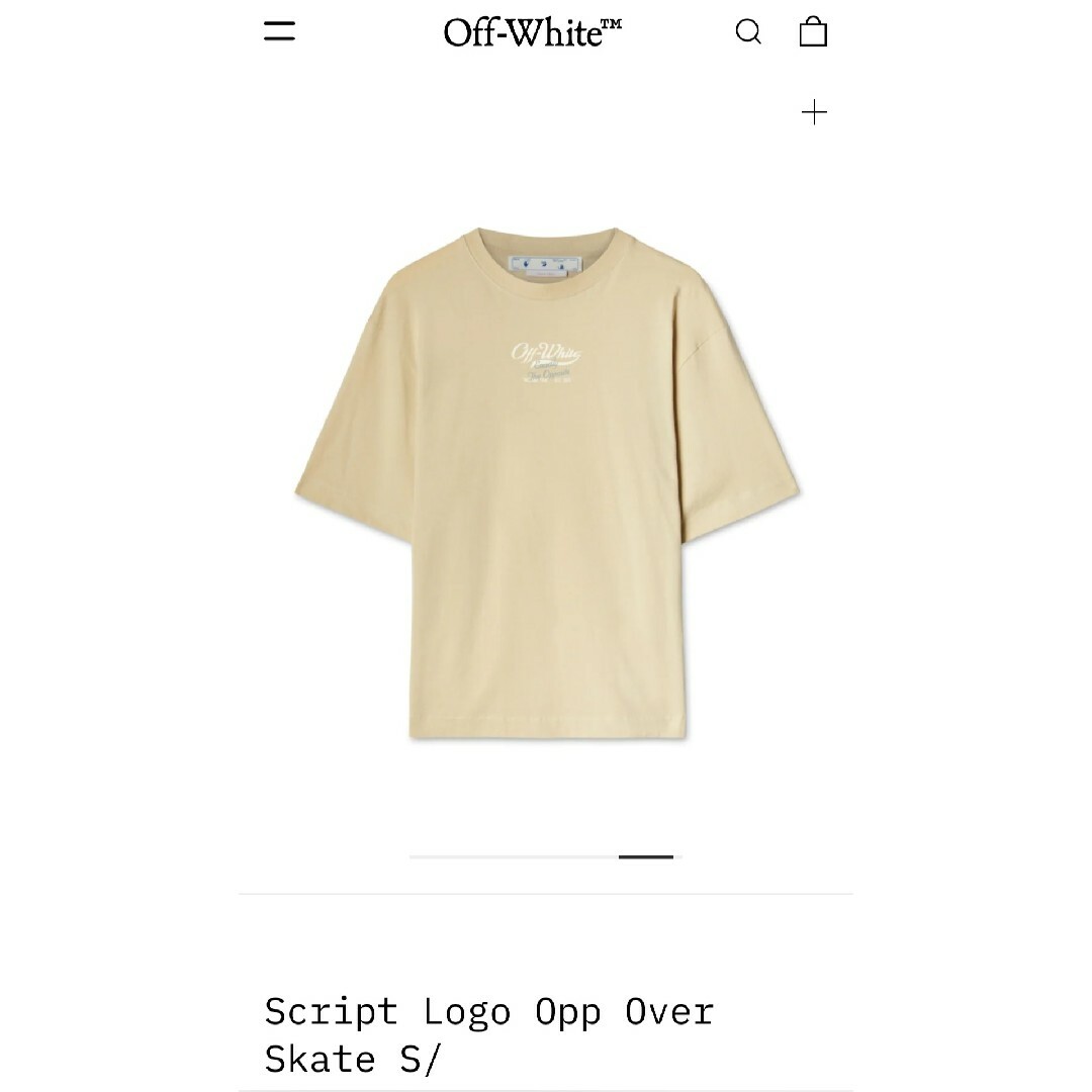 オフホワイト　Off-White　オーバーサイズ　Tシャツ | フリマアプリ ラクマ