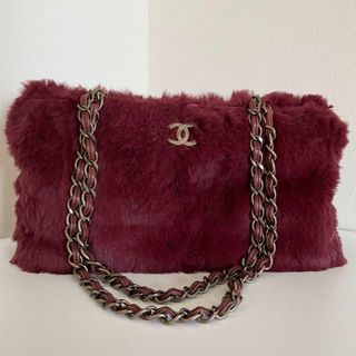 シャネル(CHANEL)の✨美品✨ シャネル ココマーク ミンクファー チェーン ショルダーバッグ(ショルダーバッグ)