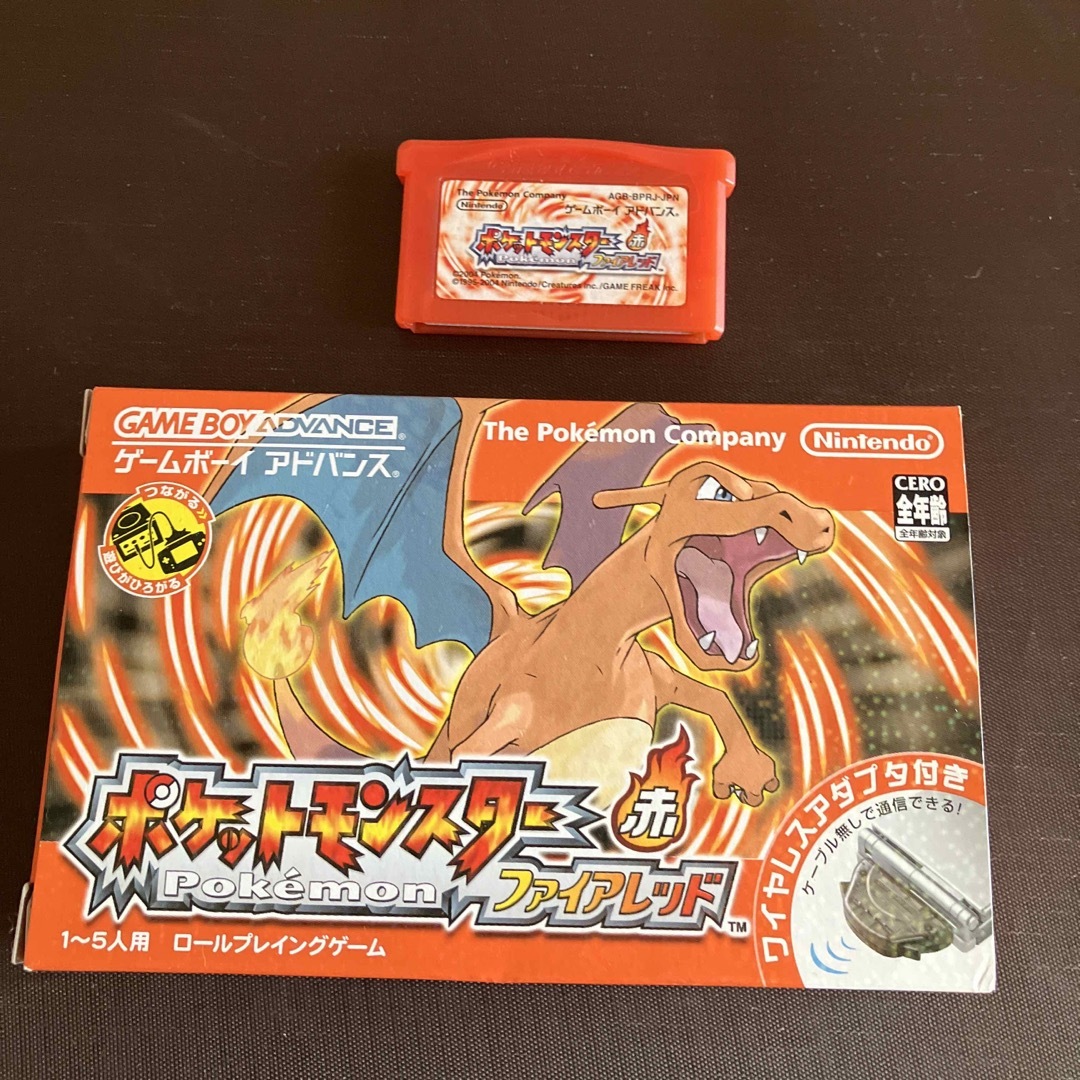 ゲームボーイアドバンス(ゲームボーイアドバンス)のポケットモンスター ファイアレッド・リーフグリーン GBA エンタメ/ホビーのゲームソフト/ゲーム機本体(携帯用ゲームソフト)の商品写真