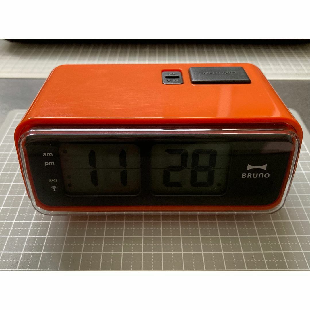 電波時計 置時計 レトロ ( BRUNO LCD レトロアラームクロック S 電波時計 置時計 レトロ ( BRUNO LCD レトロアラームクロック S