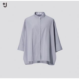 ユニクロ(UNIQLO)の【＋J】スーピマコットンドルマンスリーブシャツ M プラスジェイ ジルサンダー(シャツ/ブラウス(長袖/七分))