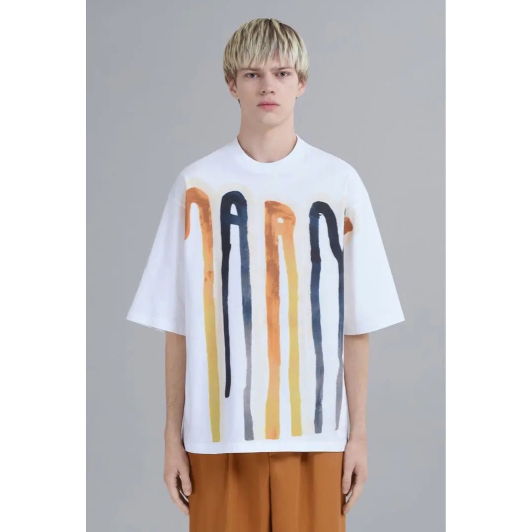 57cm袖丈marni の人気ロゴTシャツです！