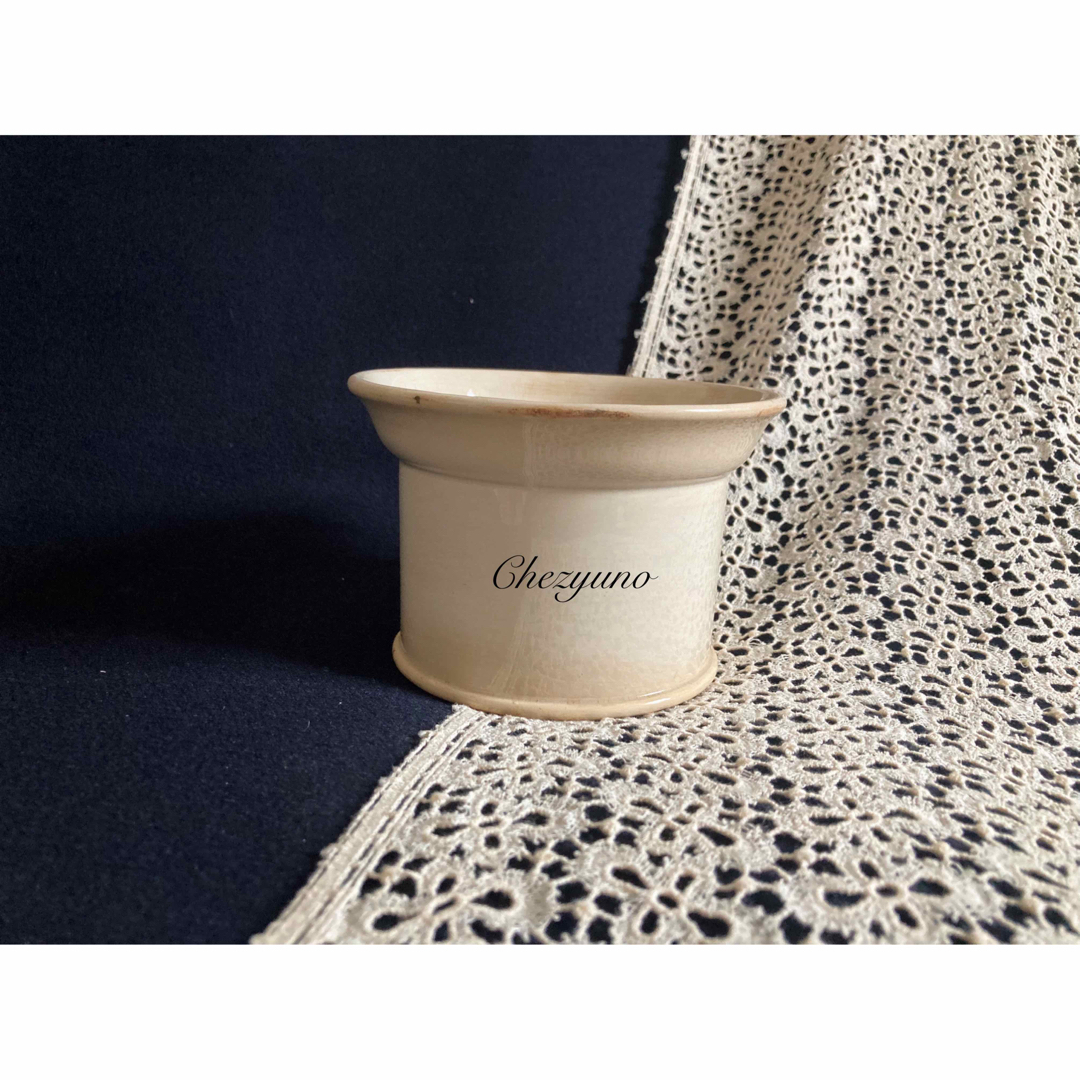 フランスアンティーク クレイユモントロー フォアグラ テリーヌ容器