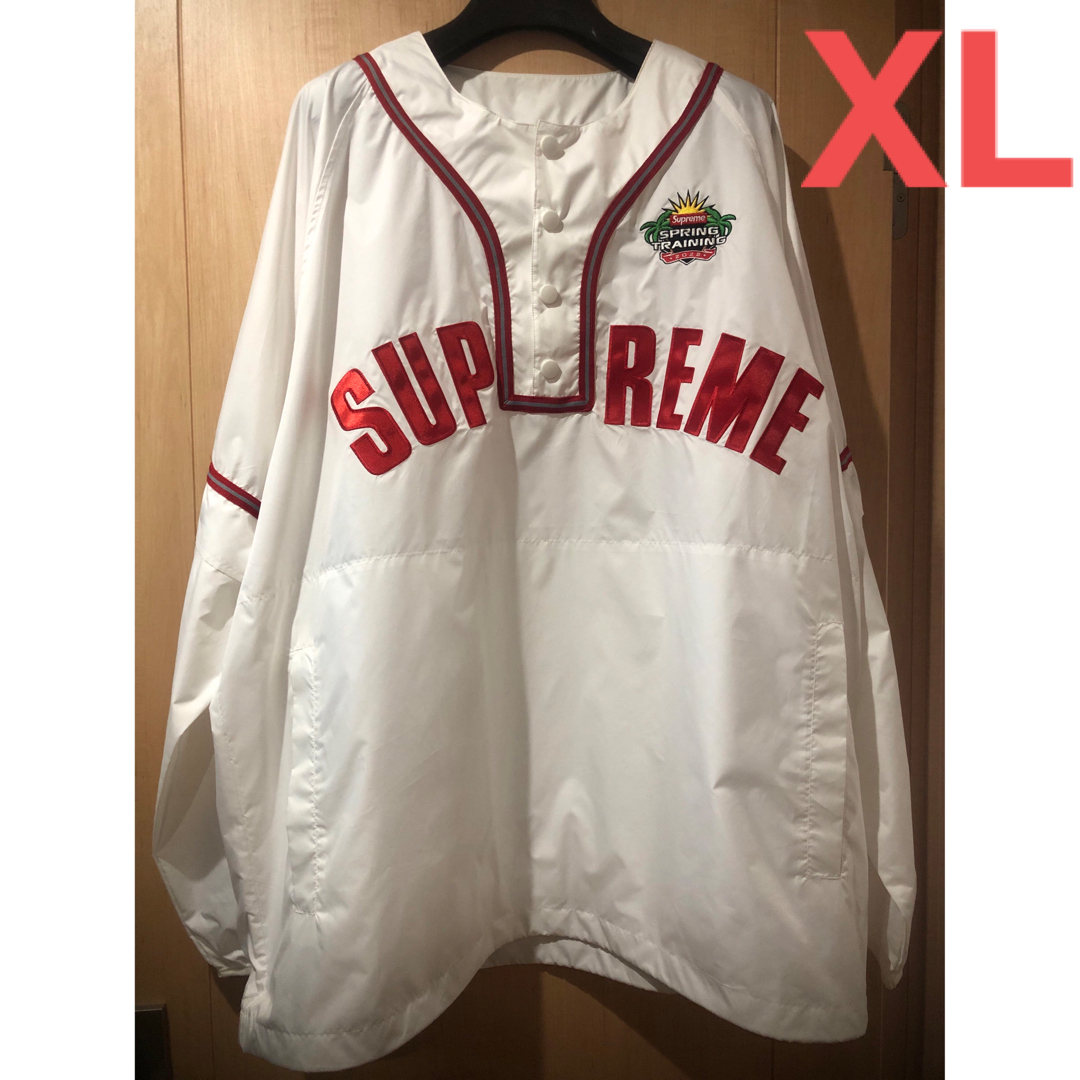 supreme snap-off sleeve Baseball Top  XL