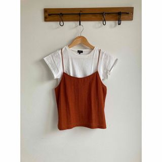 ユナイテッドアローズグリーンレーベルリラクシング(UNITED ARROWS green label relaxing)のキャミ付きカットソー(Tシャツ/カットソー)