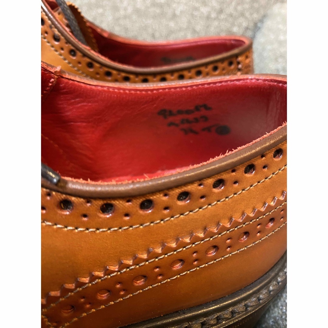 Trickers(トリッカーズ)のTricker's BOURTON 5633 コードバン オレンジブラウン メンズの靴/シューズ(ドレス/ビジネス)の商品写真