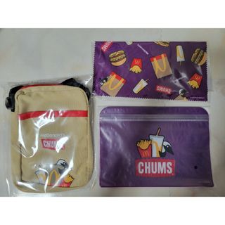 チャムス(CHUMS)のマクドナルド×CHUMS福袋ショルダーバッグ&ポーチ&メガネ拭き(ショルダーバッグ)