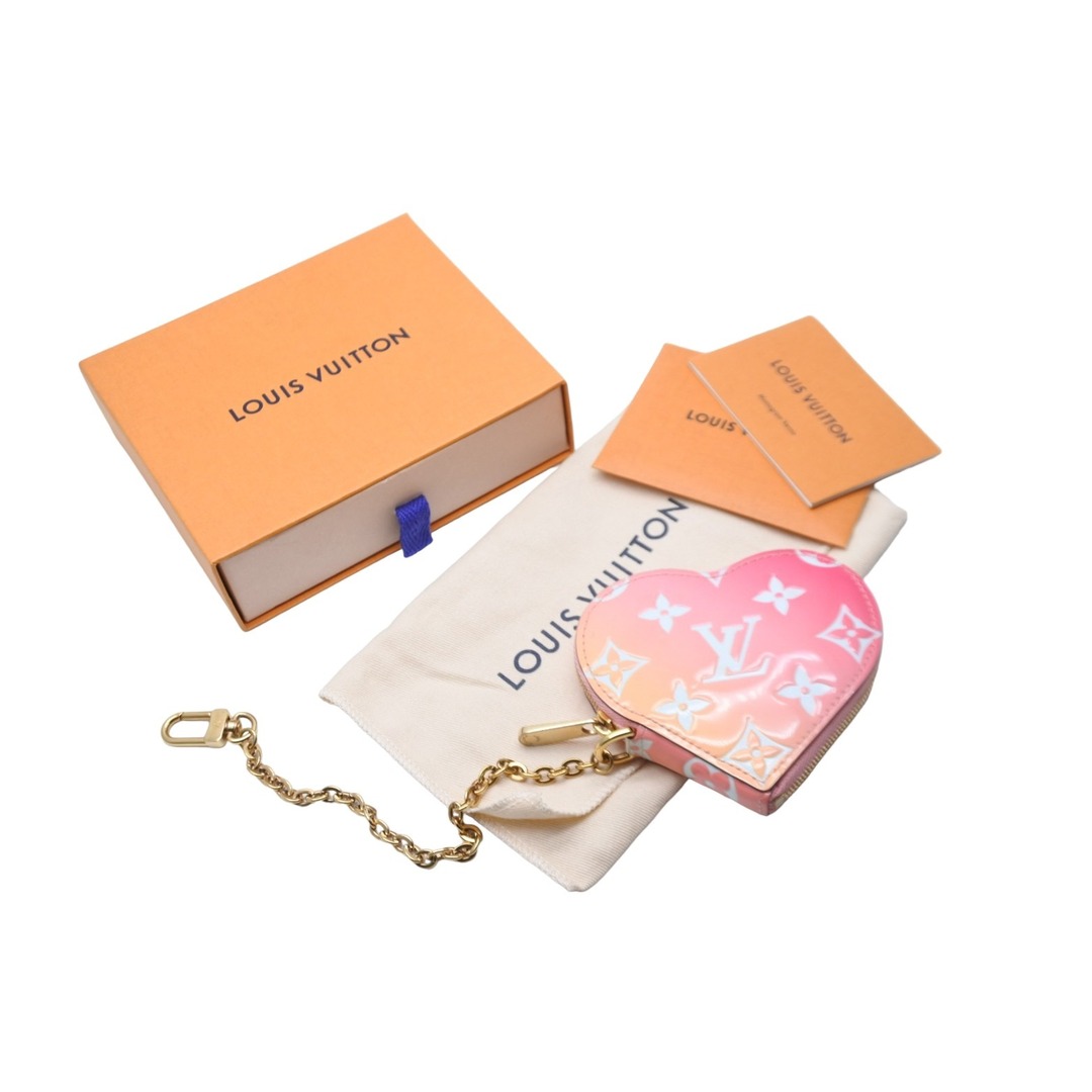 バレンタイン限定 LOUIS VUITTON ルイヴィトン コインケース ヴェルニ