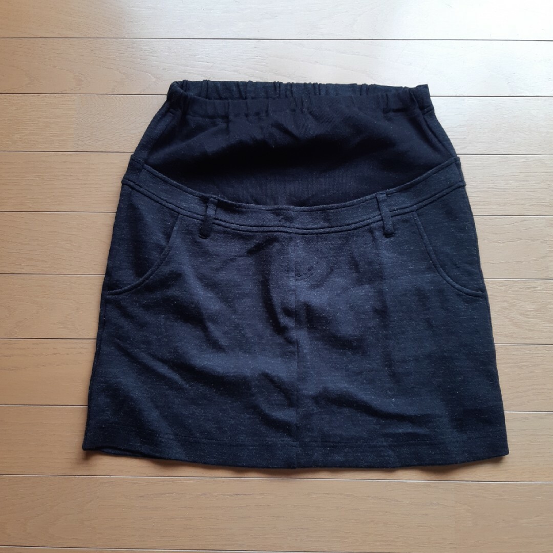 MUJI (無印良品)(ムジルシリョウヒン)の無印良品 無印 良品計画 デニム マタニティ スカート ミニスカート レディースのスカート(ミニスカート)の商品写真