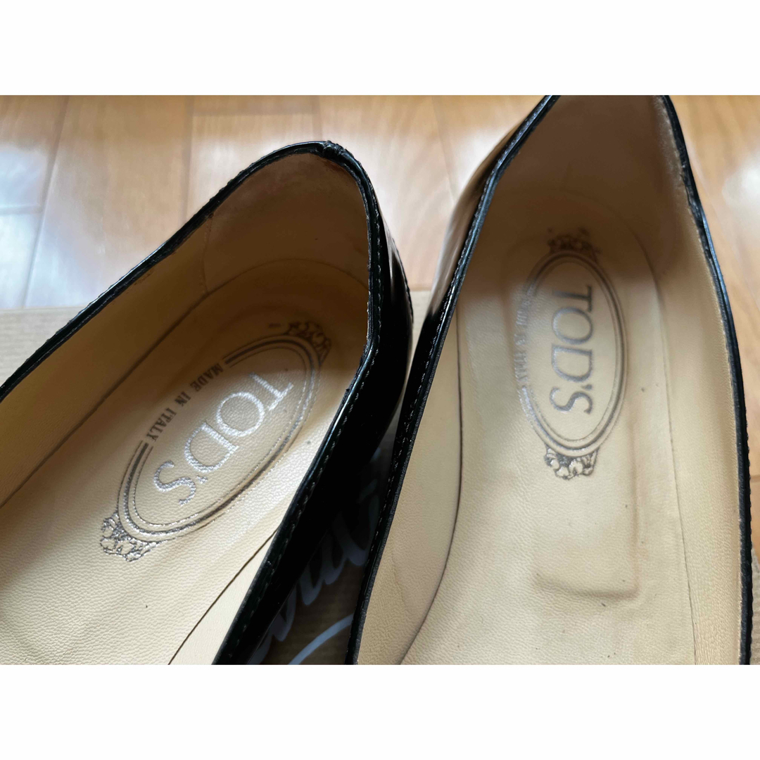 TOD'S - ☆TOD'S レディースエナメルフラットシューズ 37.5