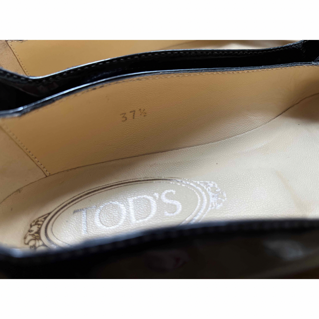 TOD'S - ☆TOD'S レディースエナメルフラットシューズ 37.5