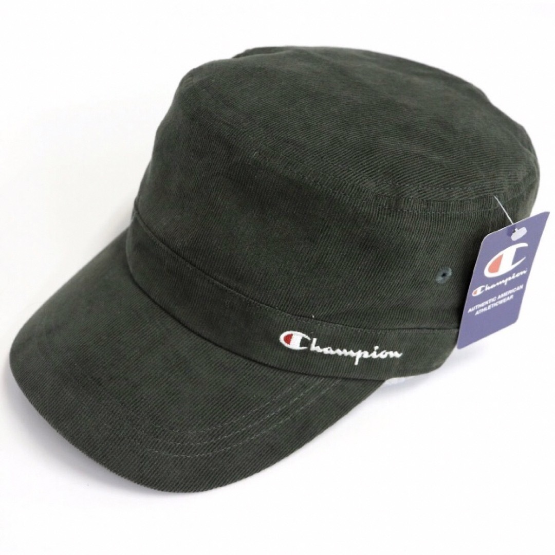 Champion(チャンピオン)の【Champion/チャンピオン】ロゴ刺繡 シンプル コーデュロイキャップCAP メンズの帽子(キャップ)の商品写真