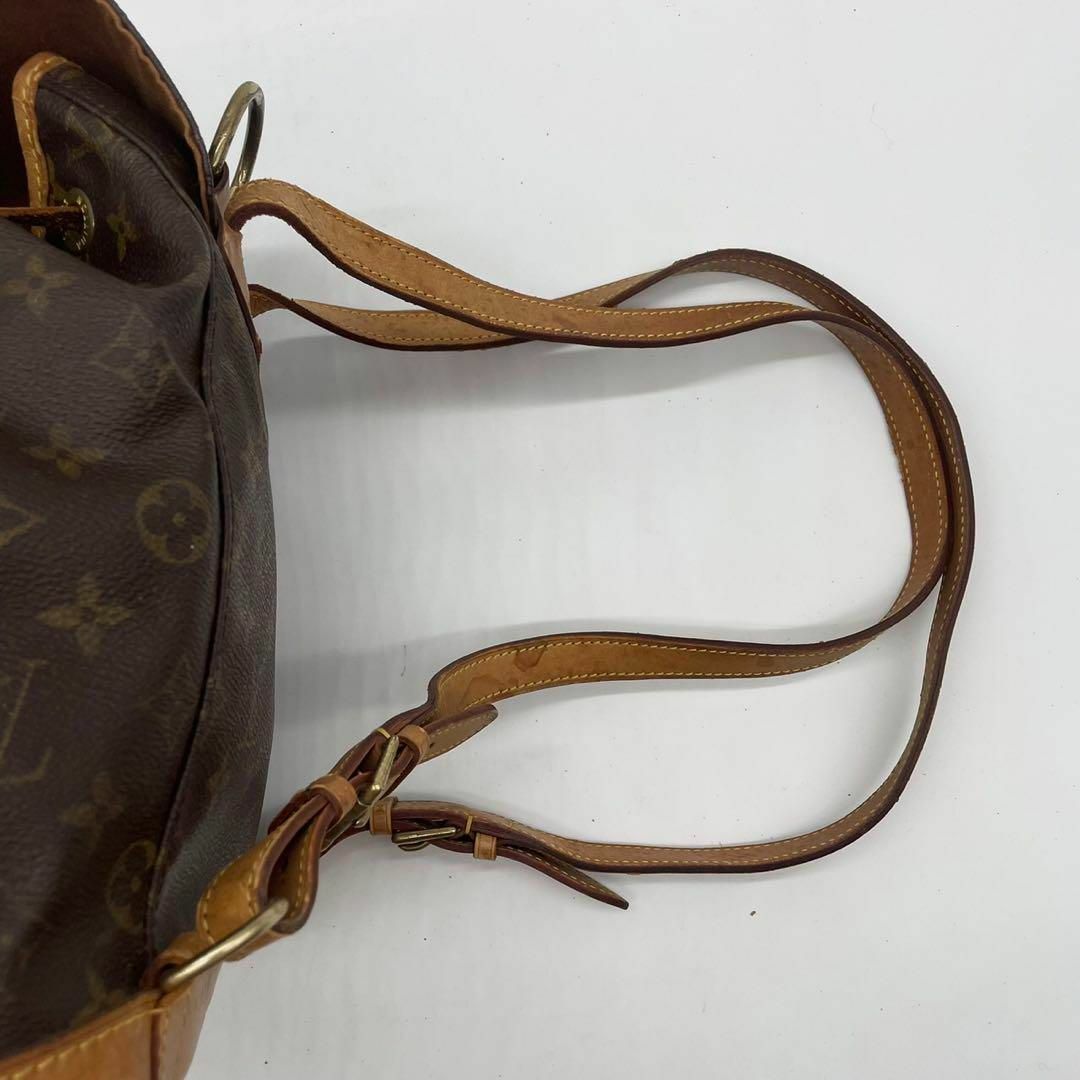 LOUIS VUITTON(ルイヴィトン)のルイヴィトン モノグラム モンスリ MM リュックサック バッグパック レザー レディースのバッグ(リュック/バックパック)の商品写真