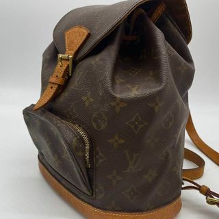 ルイヴィトン(LOUIS VUITTON)のルイヴィトン モノグラム モンスリ MM リュックサック バッグパック レザー(リュック/バックパック)