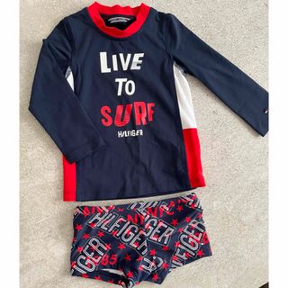 トミーヒルフィガー(TOMMY HILFIGER)のトミーフィルフィガーベビー　ラッシュカード　水着 サイズ80(水着)